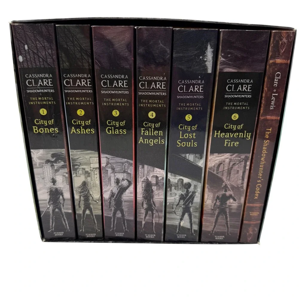 Cassandra Clare The Mortal Instruments Shadowhunters 7 Book Box Set Codex Walker